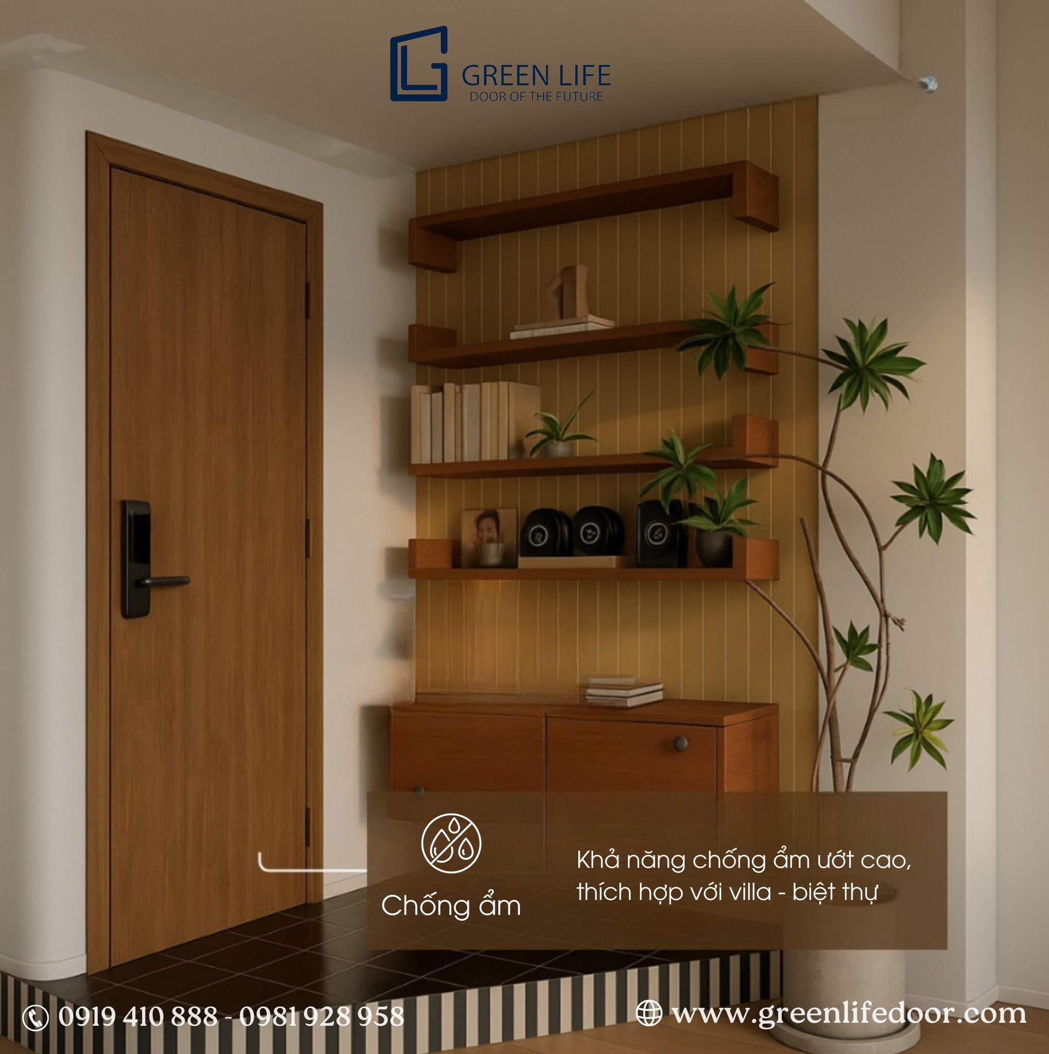 CỬA GỖ NHỰA COMPOSITE GREEN LIFE 